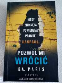 Czarne tango Lena Oskarsson oraz Pozwól mi wrócić B.A. Paris