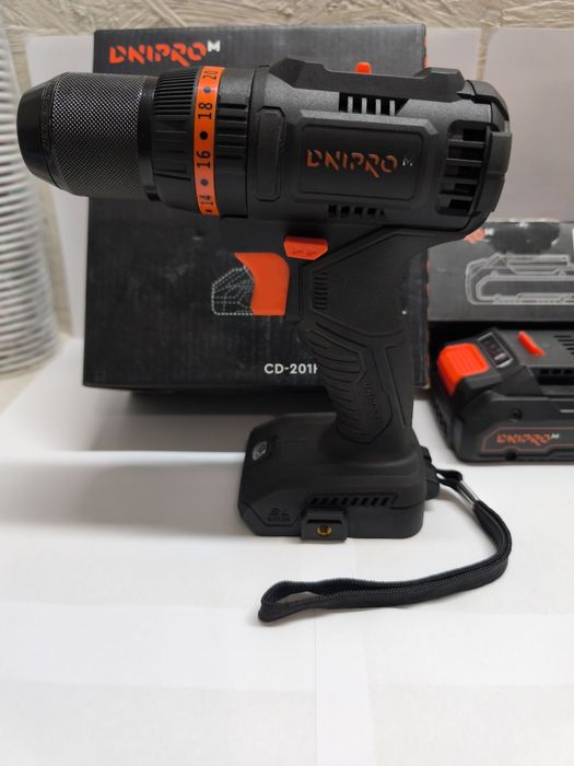Шуруповерт Dnipro-M CD-201HBC Compact з АКБ та ЗП