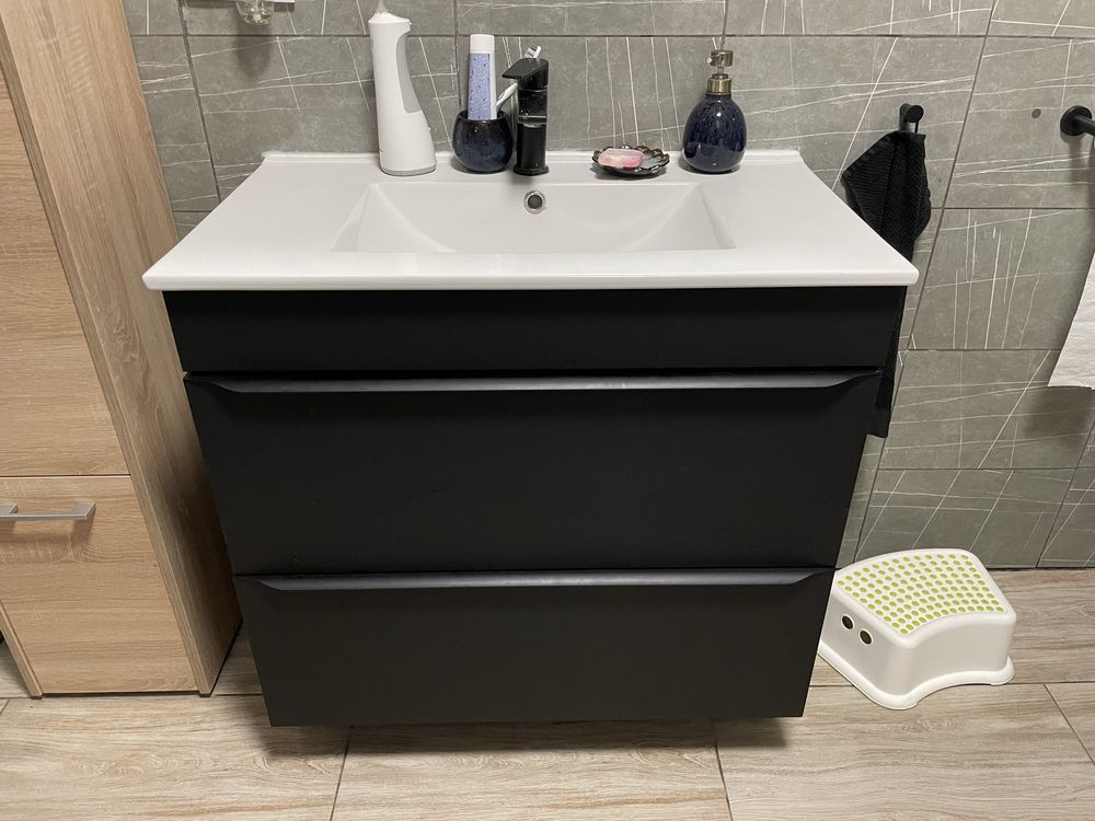 Szafka pod umywalke z umywalka 80cm