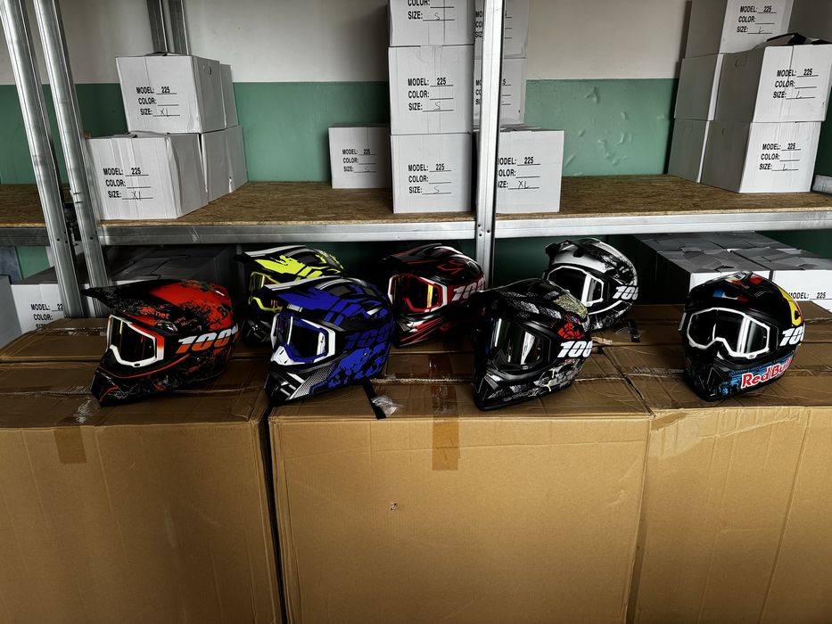 Мото шлем эндуро кроссовый