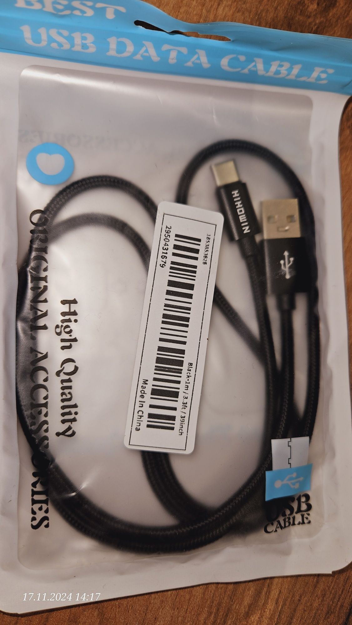 Kabel USB typ c kabel USB