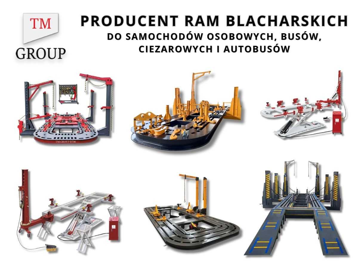 Rama naprawcza 4T 4x DOZER! płyta blacharska z podnośnikiem TM-GROUP