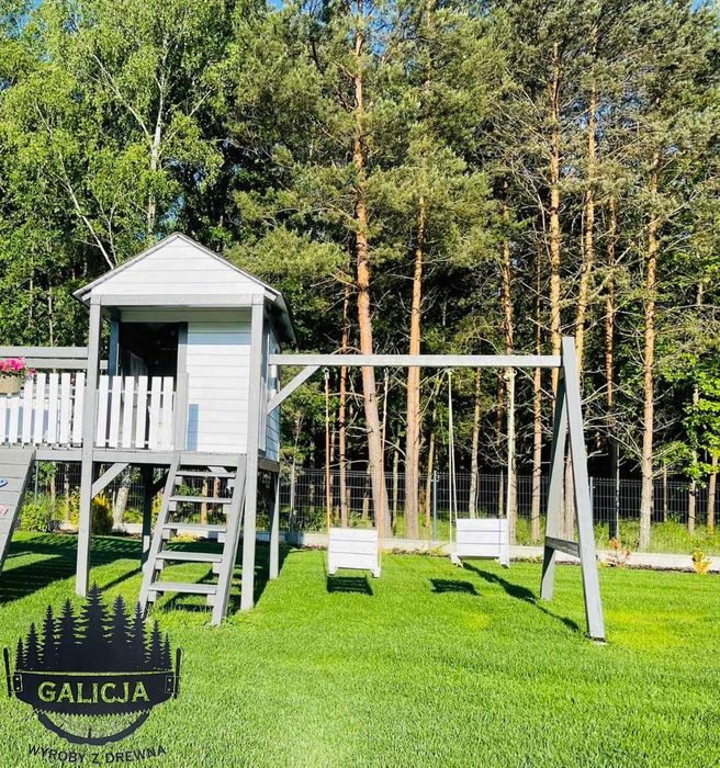Domek drewniany dla dzieci