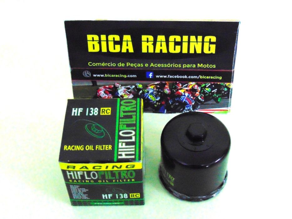 Filtro de oleo Hiflofiltro HF138RC Gsxr Hayabusa e outros modelos