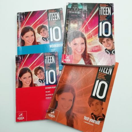 iTeen 10 - Inglês - 10.º Ano - Manual + Workbook + Livros apoio