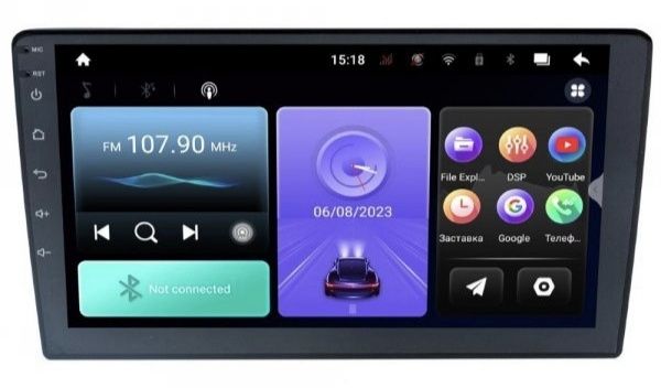 Мультимедіа ресивер Phantom DVA-1033.Автомагнітола,магнітола Android.