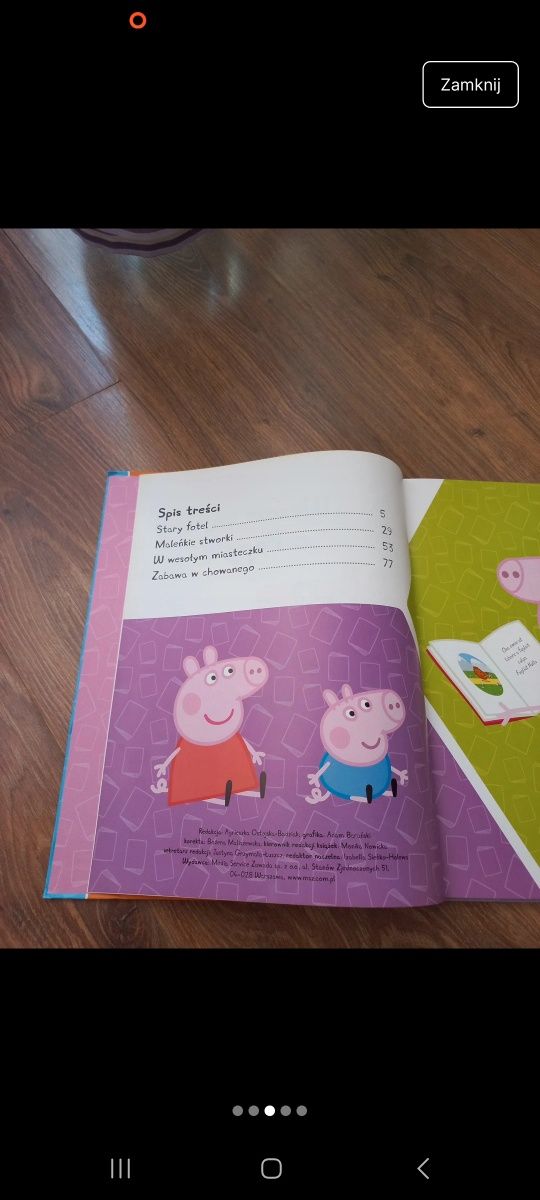 Książka dla dzieci "Wesołe bajki o Peppie"