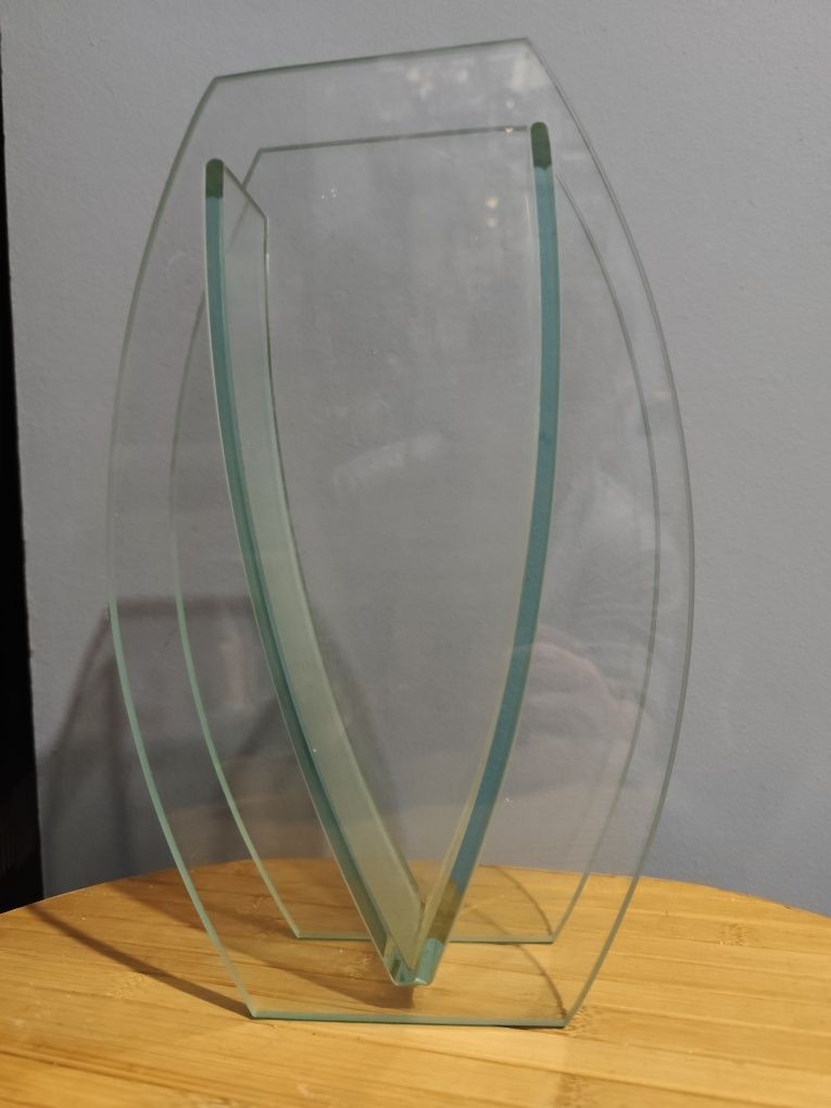 Wazon krysztal Ghost Post Modern 1980 Vintage