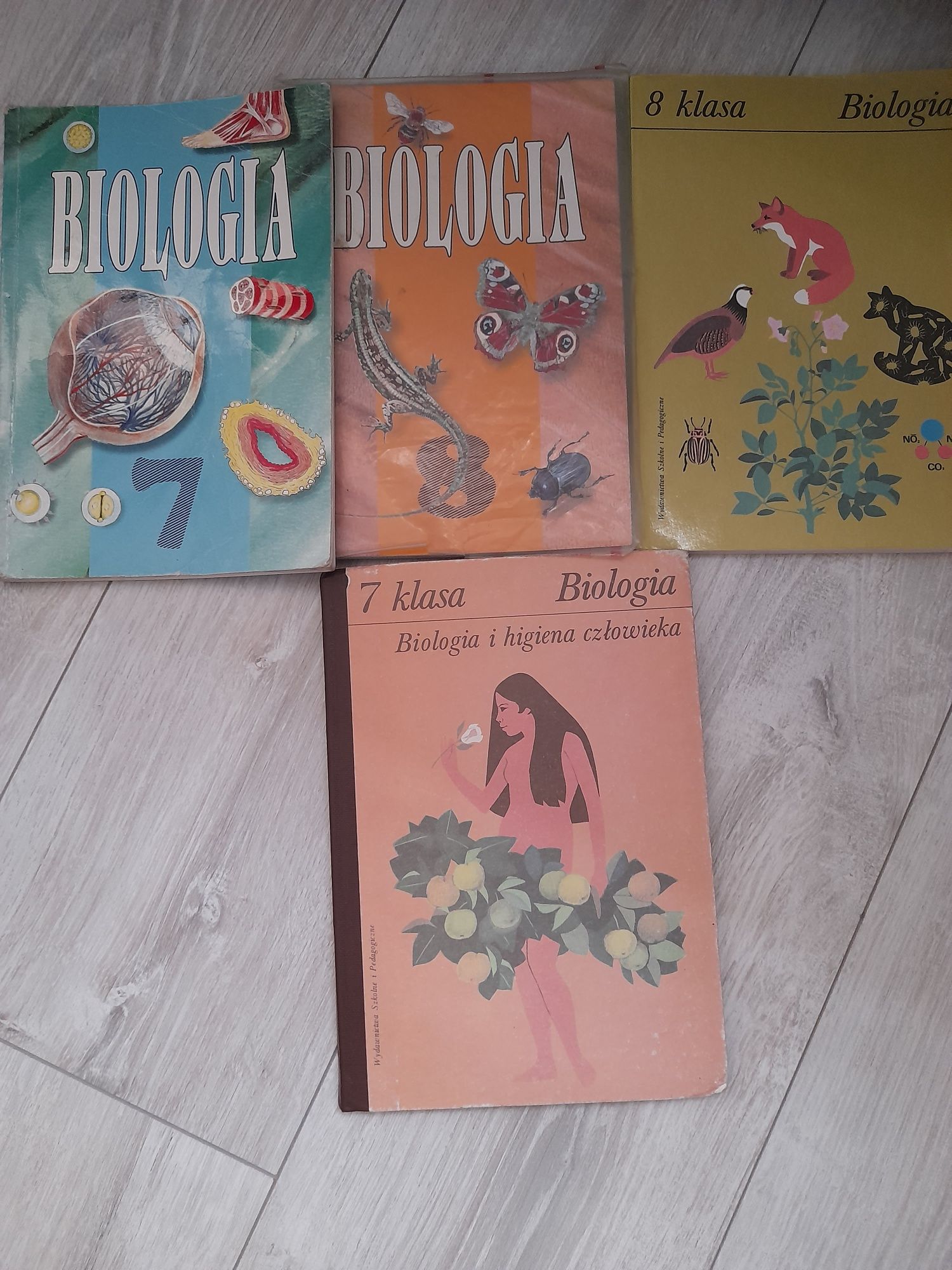 Zestaw książek biologia klasa 7 i 8