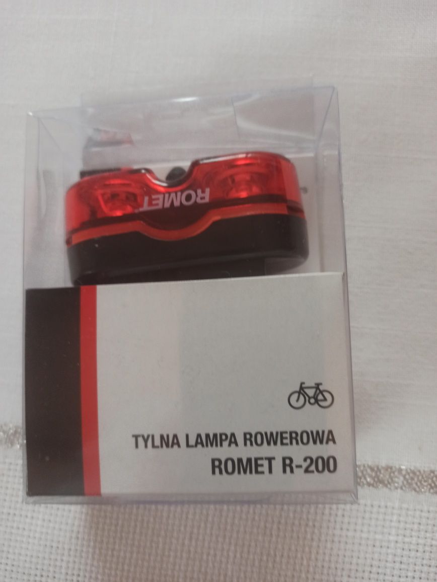 Komplet lampek rowerowych Rometu