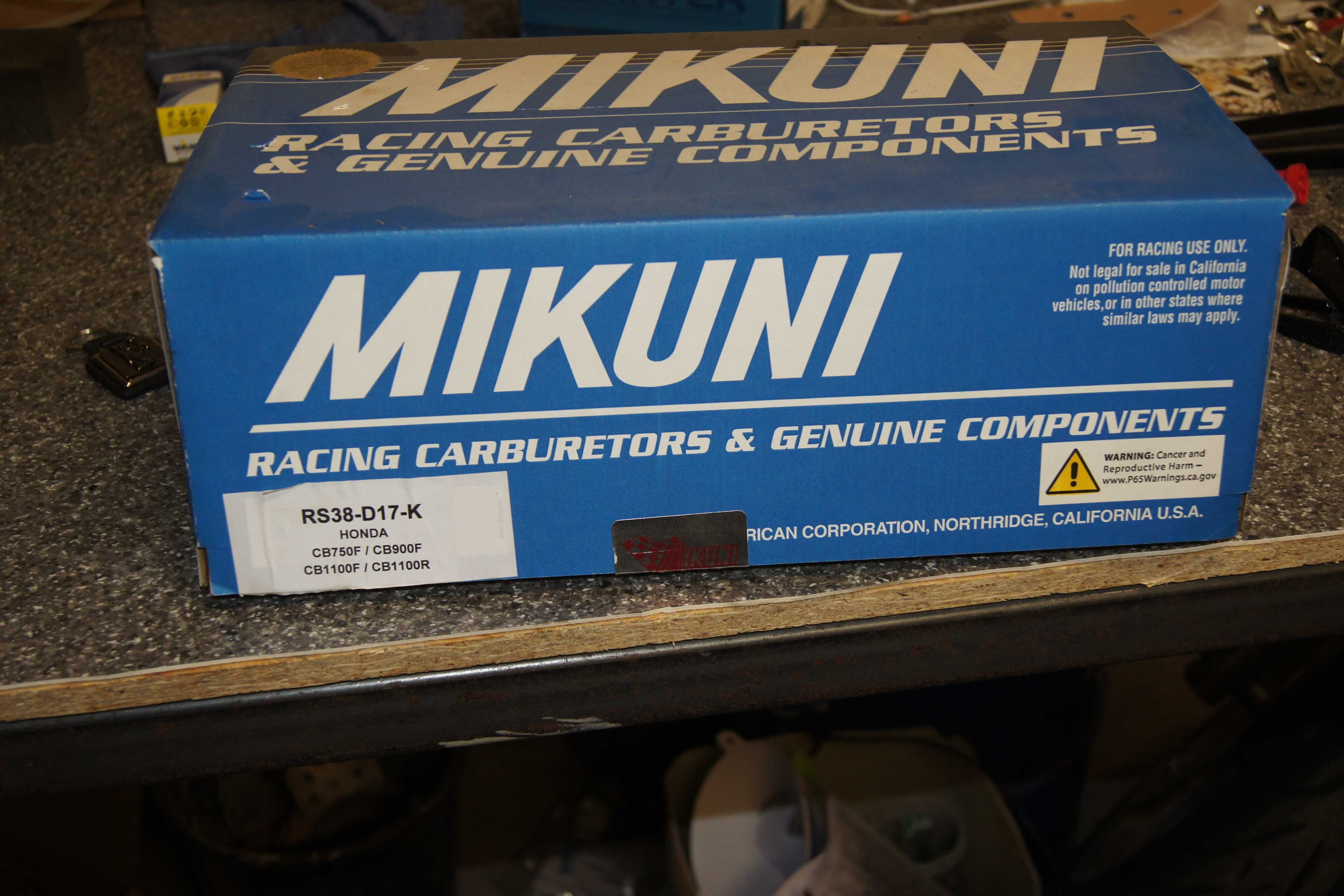 Gaźniki mechaniczne Mikuni RS38-D17-K Honda X4