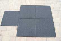 Płyta gumowa SBR czarna  2,5 cm , 50 x 50  taras , balkon, plac zabaw