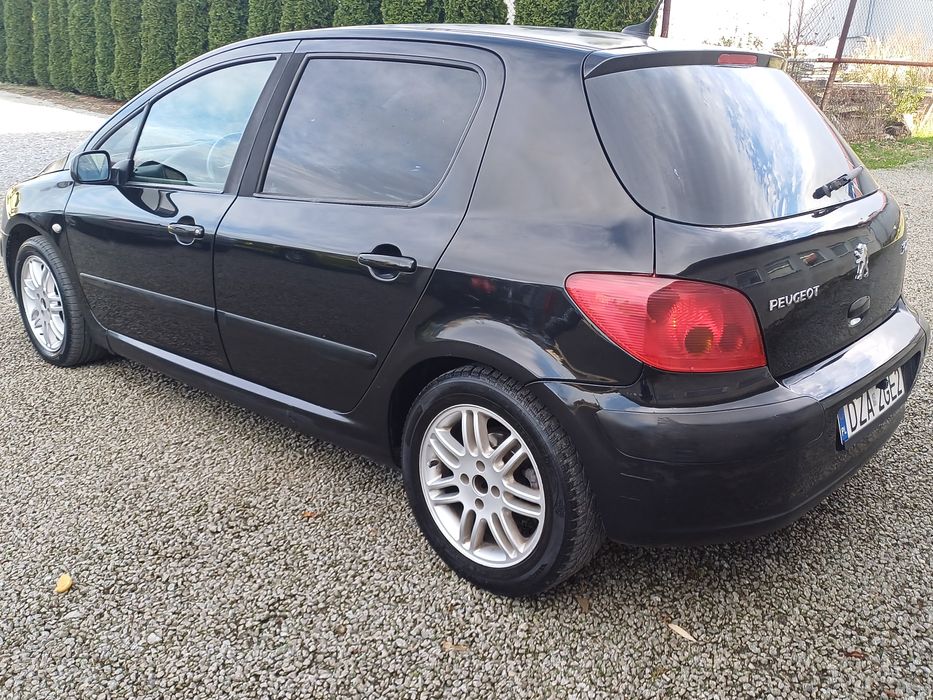 Ładny peugeot 307 hatchback 5drzwi 1.6 benzyna