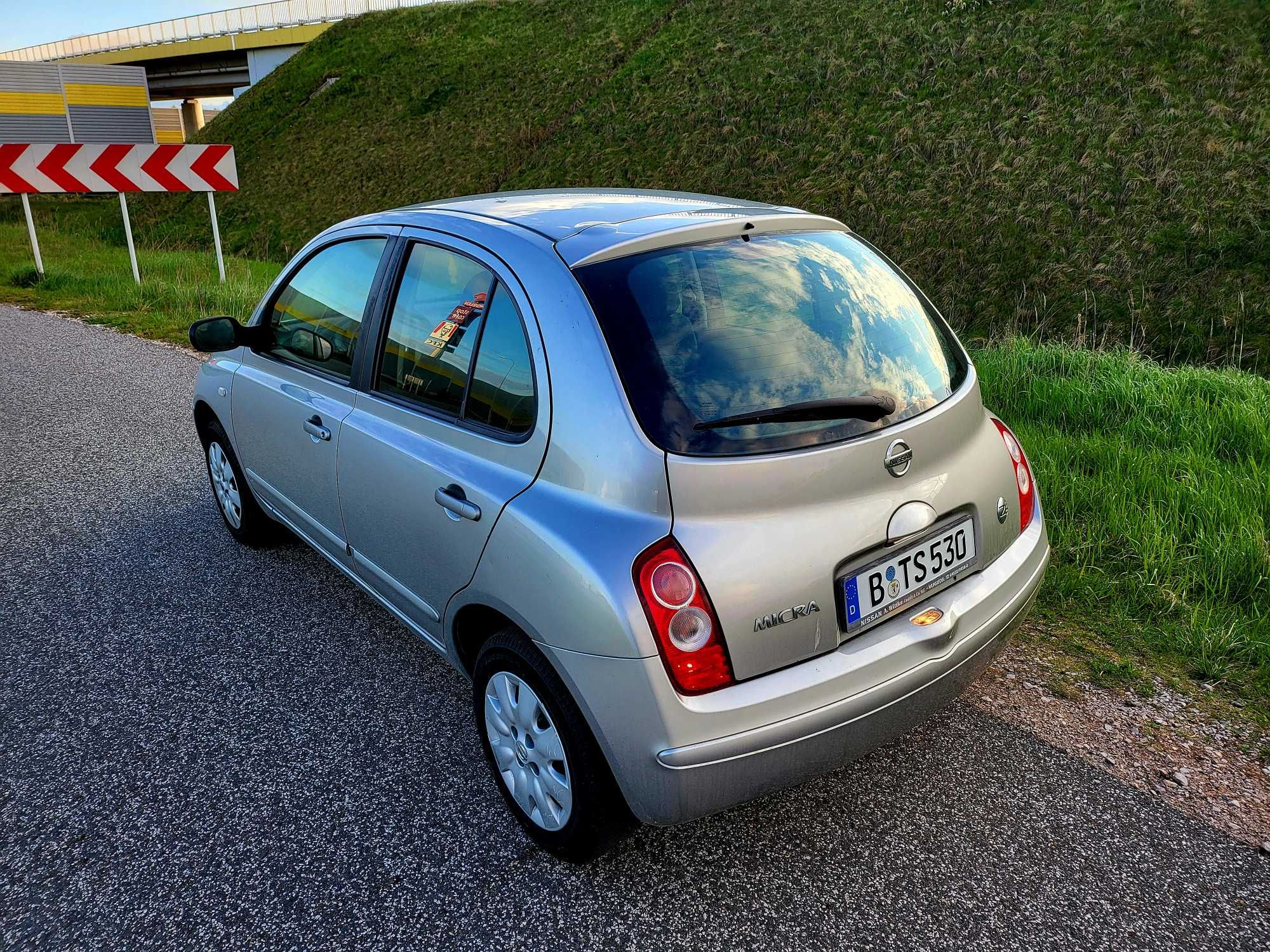 NISSAN MICRA K12 1.2 2009 klima 5drzwi tempomat nowe opony SUPER STAN