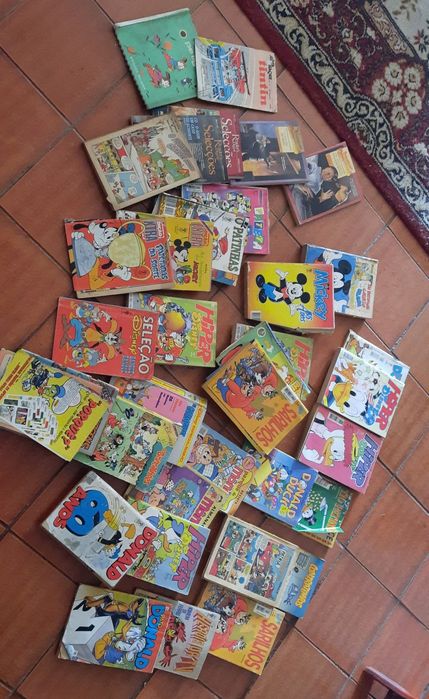 Livros antigos da Banda Desenhada