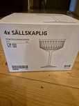 4x Sallskaplig kieliszki ikea rezerwacja