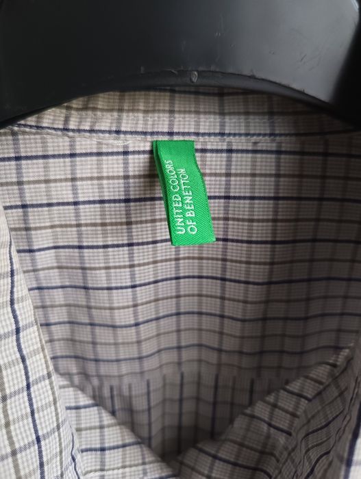 Koszula w krate United Colors of Benetton Rozmiar M