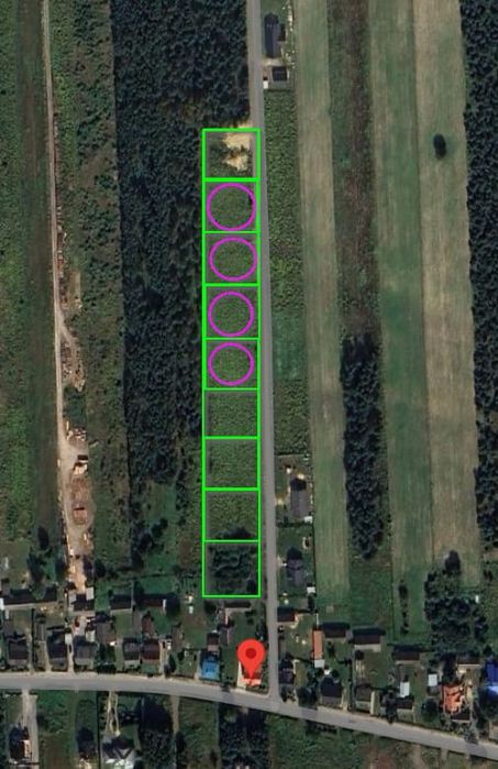 Działka budowlana z pełnym uzbrojeniem