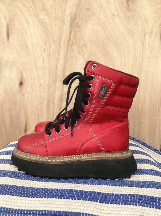 Botas Plataforma (Pele) da YELLOW CAB - NEW YORK