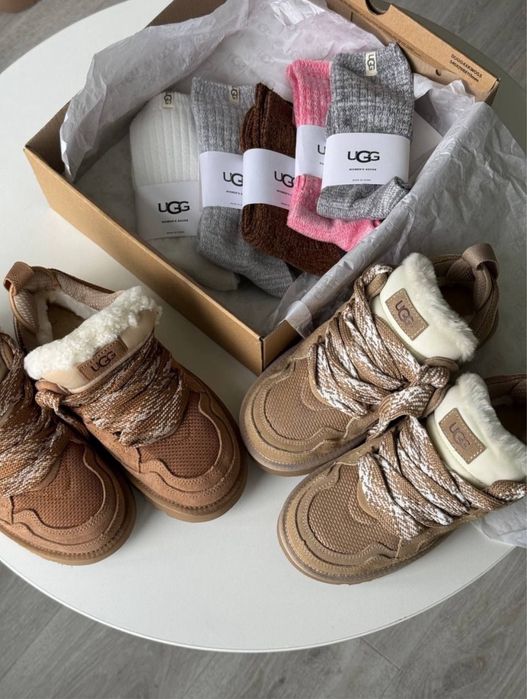 ‼️ХІТ СЕЗОНУ‼️ Кросівки Ugg Lowmel (кроси бежеві чорні уги)