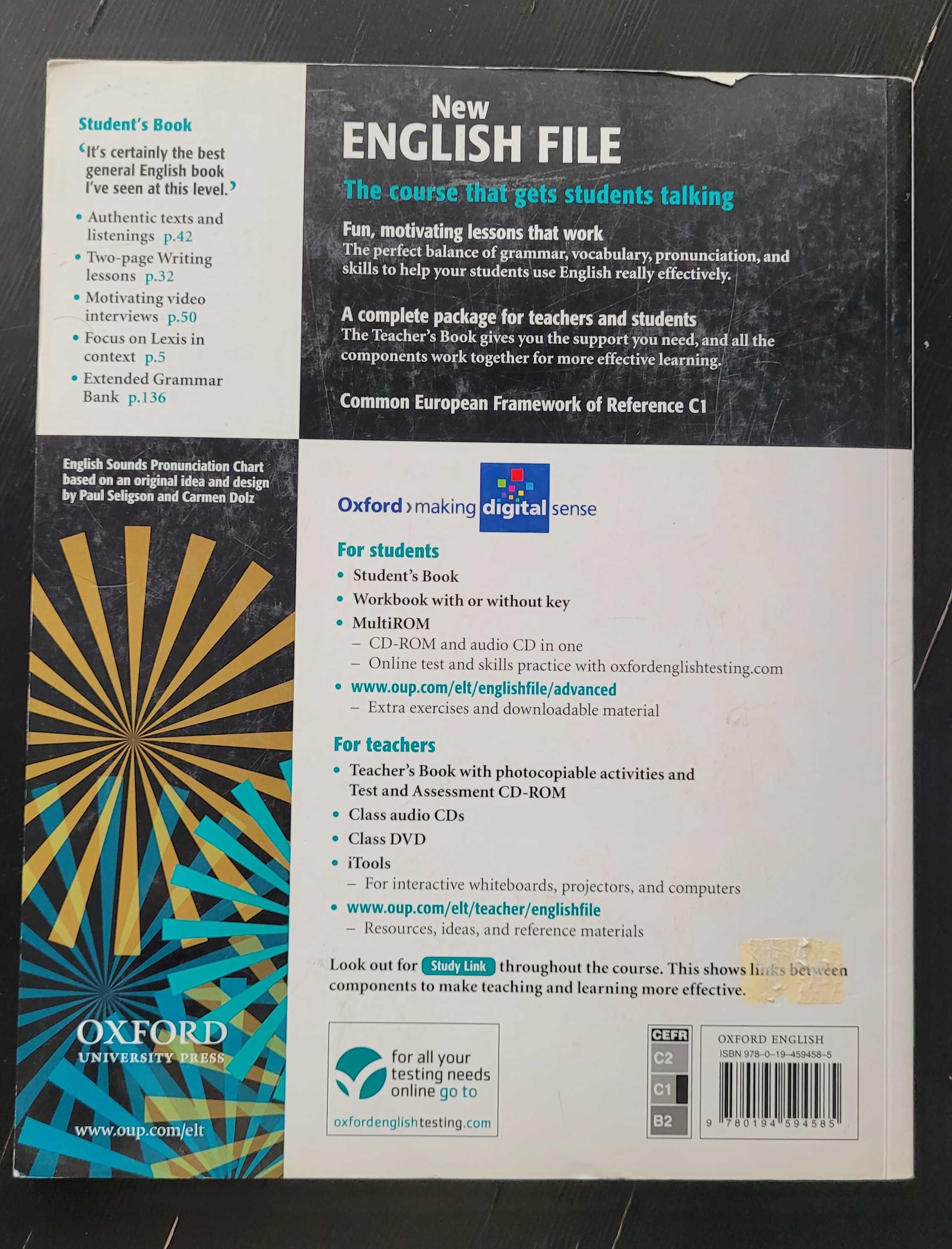New English file. Advanced student's book.