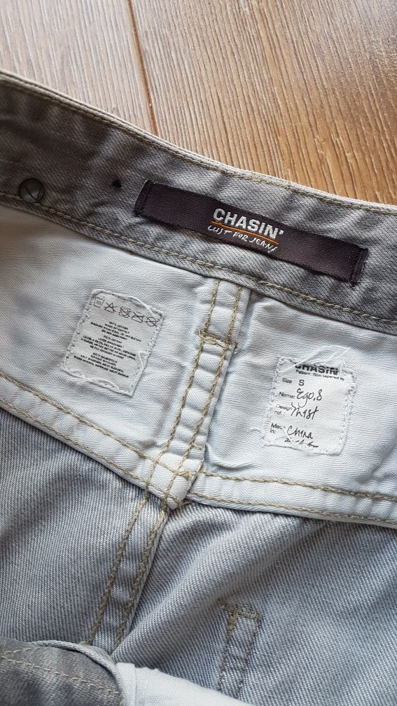 Chasin ego s szorty spodenki jeans męskie dżinsowe