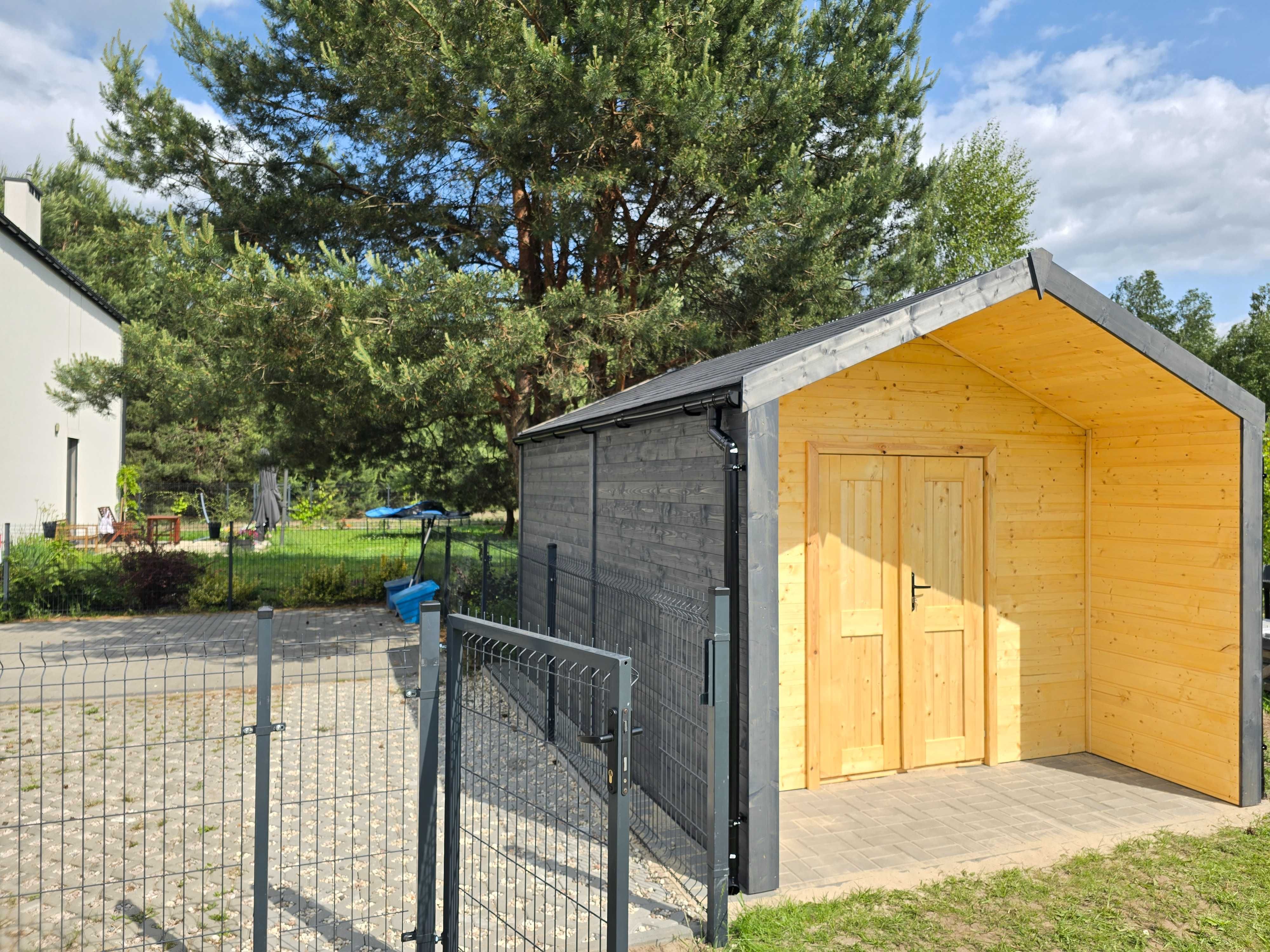 Nowoczesny domek ogrodowy „Nowoczesna Stodoła” 4 x 3 domek drewniany