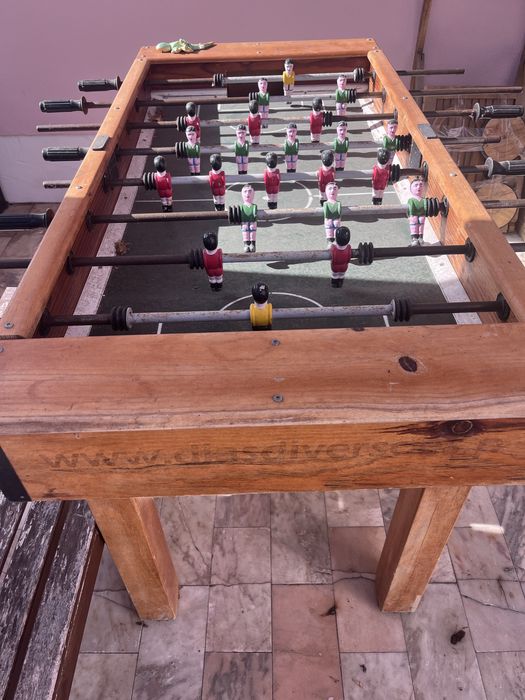 Mesa matraquilhos madeira sporting benfica