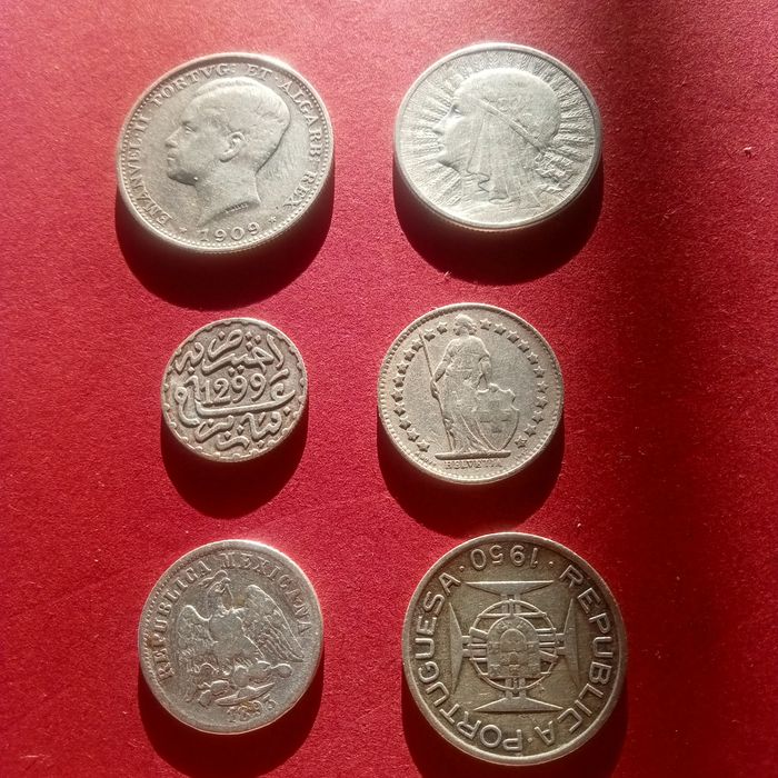 moedas em prata varios paises (6)