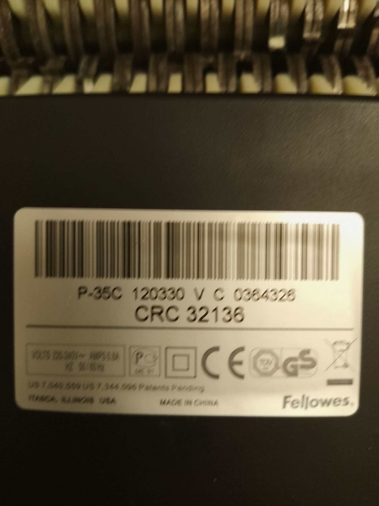 Шрайдер Fellowes P-35C по запчастинах