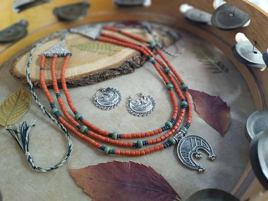 Намисто керамічне ручної роботи