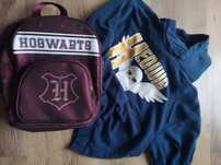 Plecak HOGWARDS Harry Potter bluza HEDWIG GRATIS jak nowe