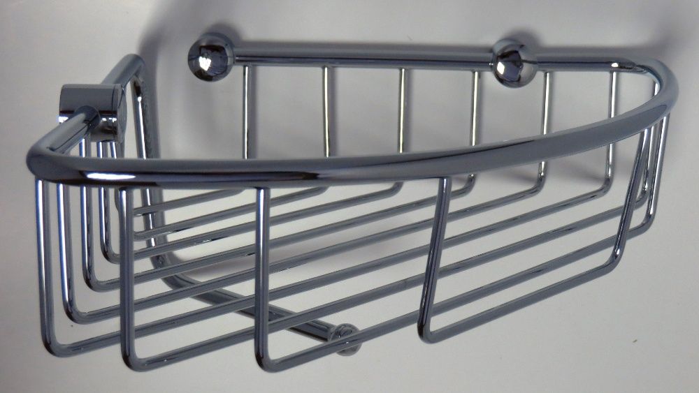 Полка металлическая угловая с крючком