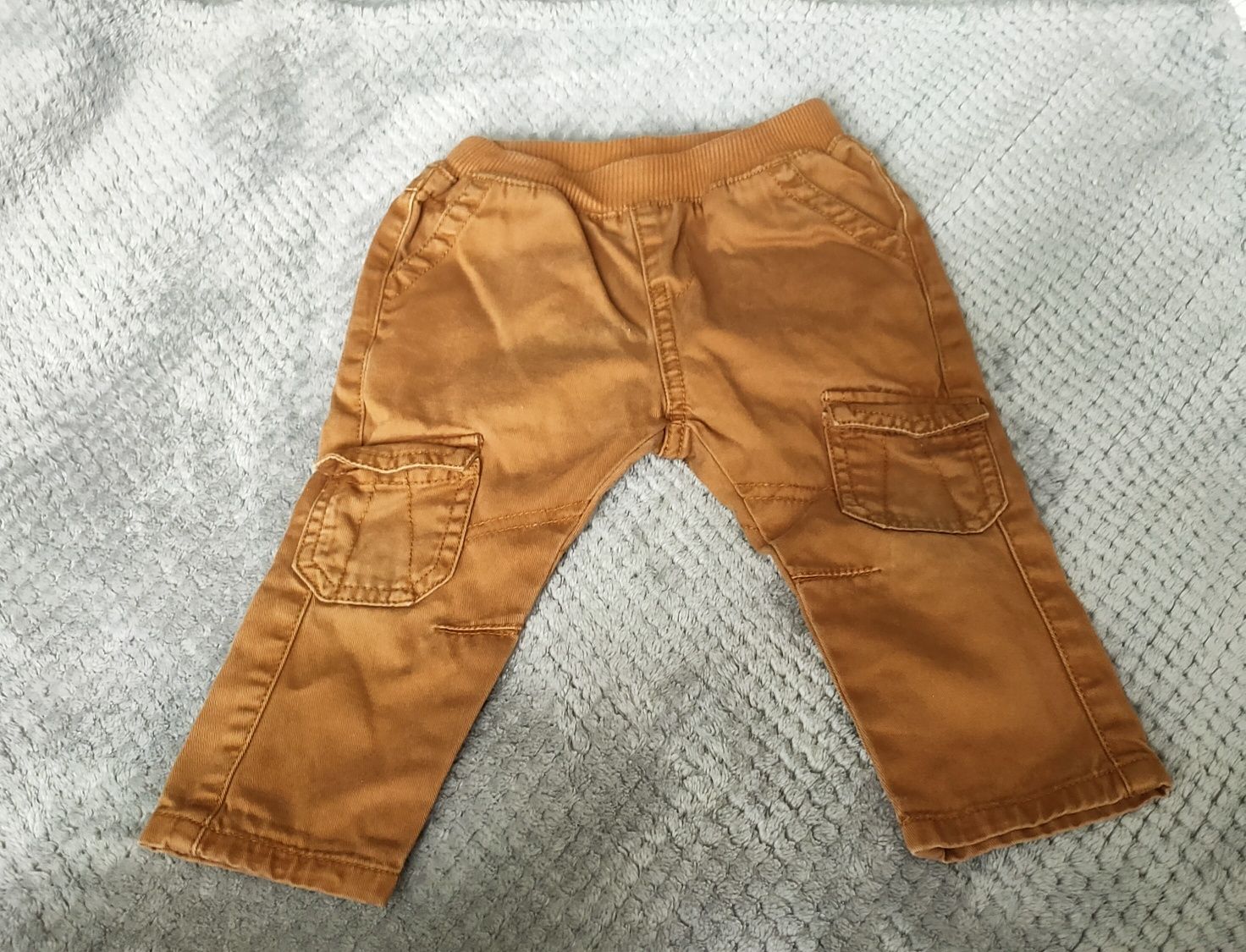 Spodnie bojówki 6-9 miesięcy 73cm
