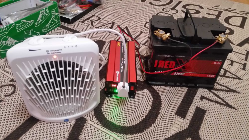 Преобразователь напряжения PowerOne Plus 900W + LCD 12/220V SSB-1500W