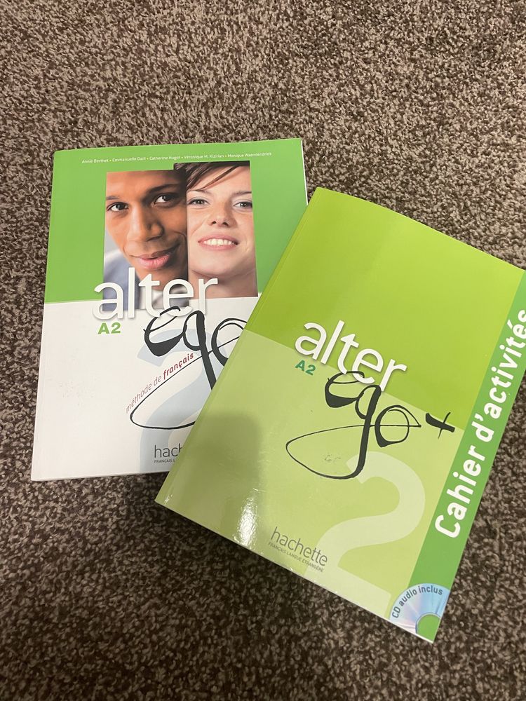 Alter ego A2 hachette podrecznik i cwiczenia do francuskiego studia