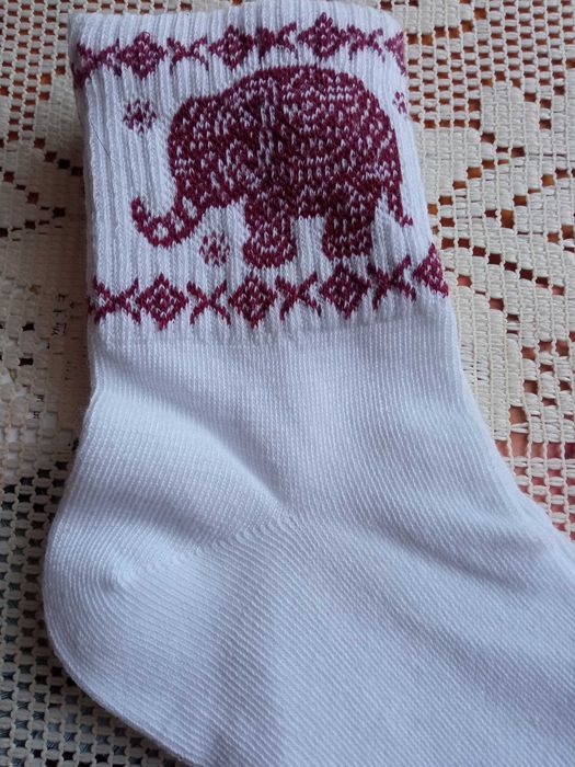 Nowe skarpetki w słonie Tajskie skarpetki P&M Socks M 39-42