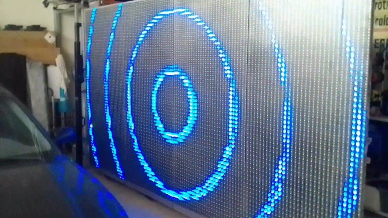 Vídeo led P30 com 8m2