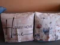 poszewki na poduszki home sweet home dekoracyjne wyprzedaż tekstyliów