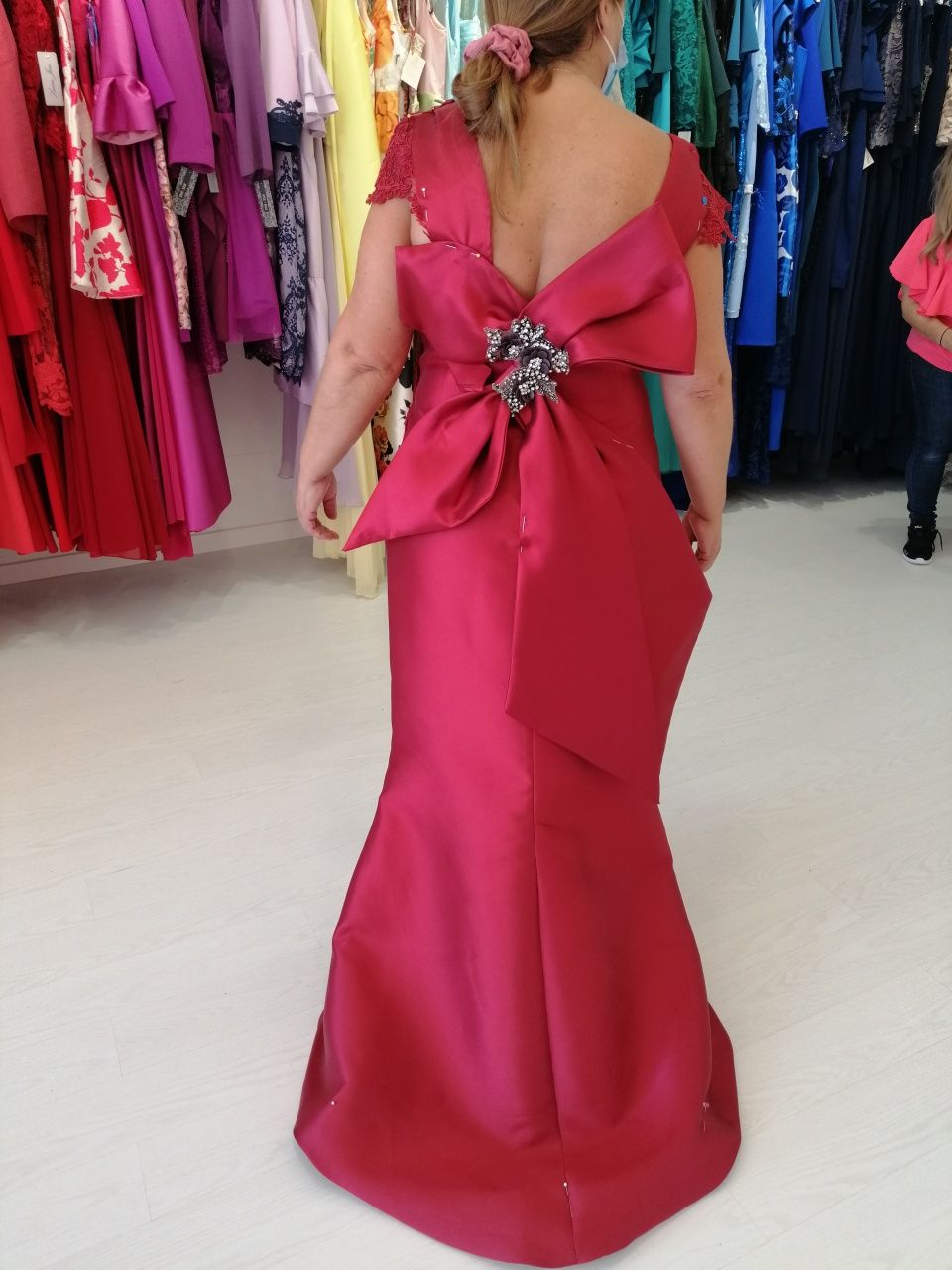 Vestido de cerimónia vermelho