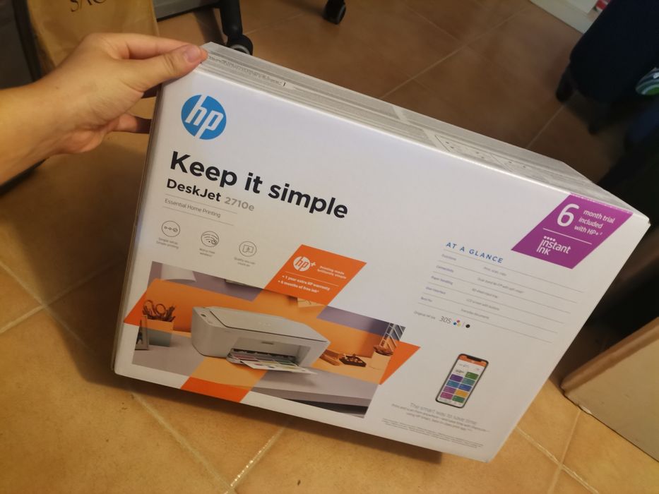 50€ - NOVA- Impressora HP - Deskjet 2710e