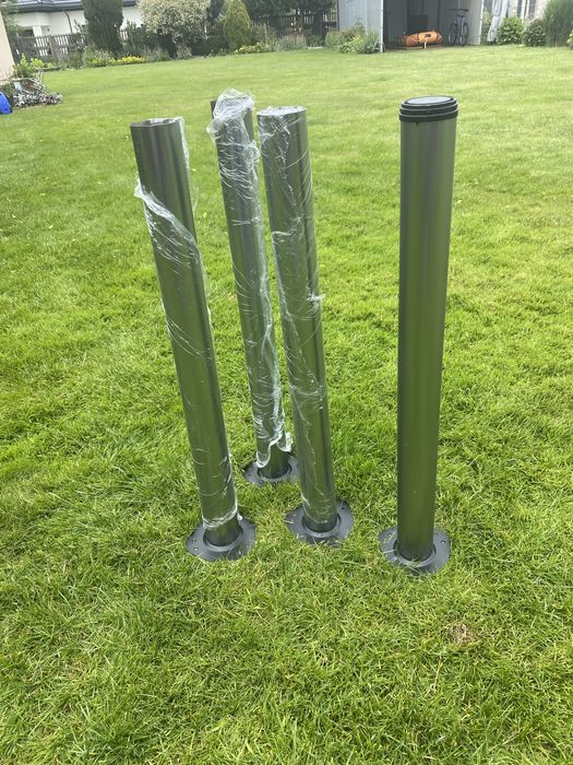 Noga meblowa okragla chrom