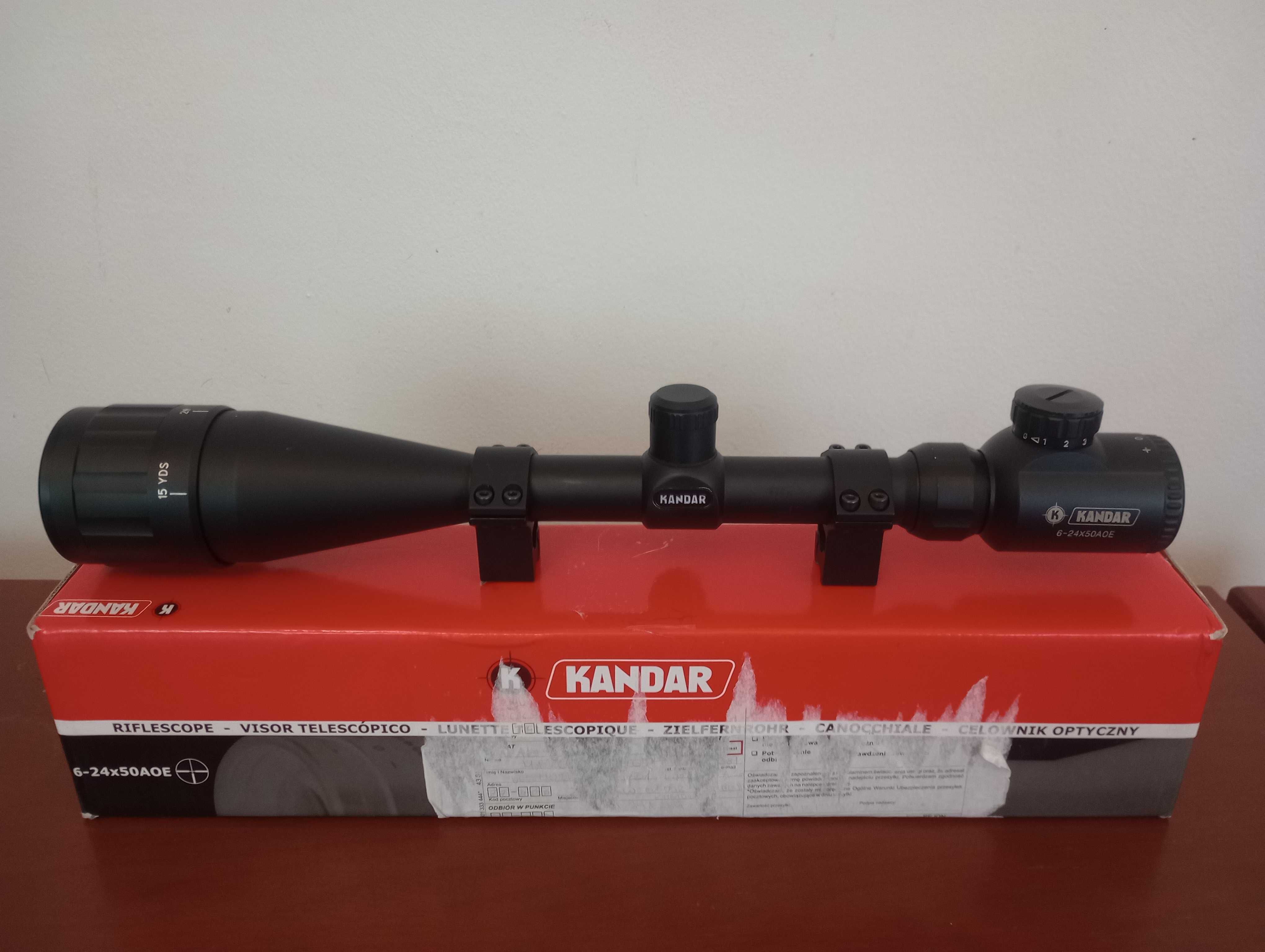 Luneta Kandar 6-24x50 z montażem