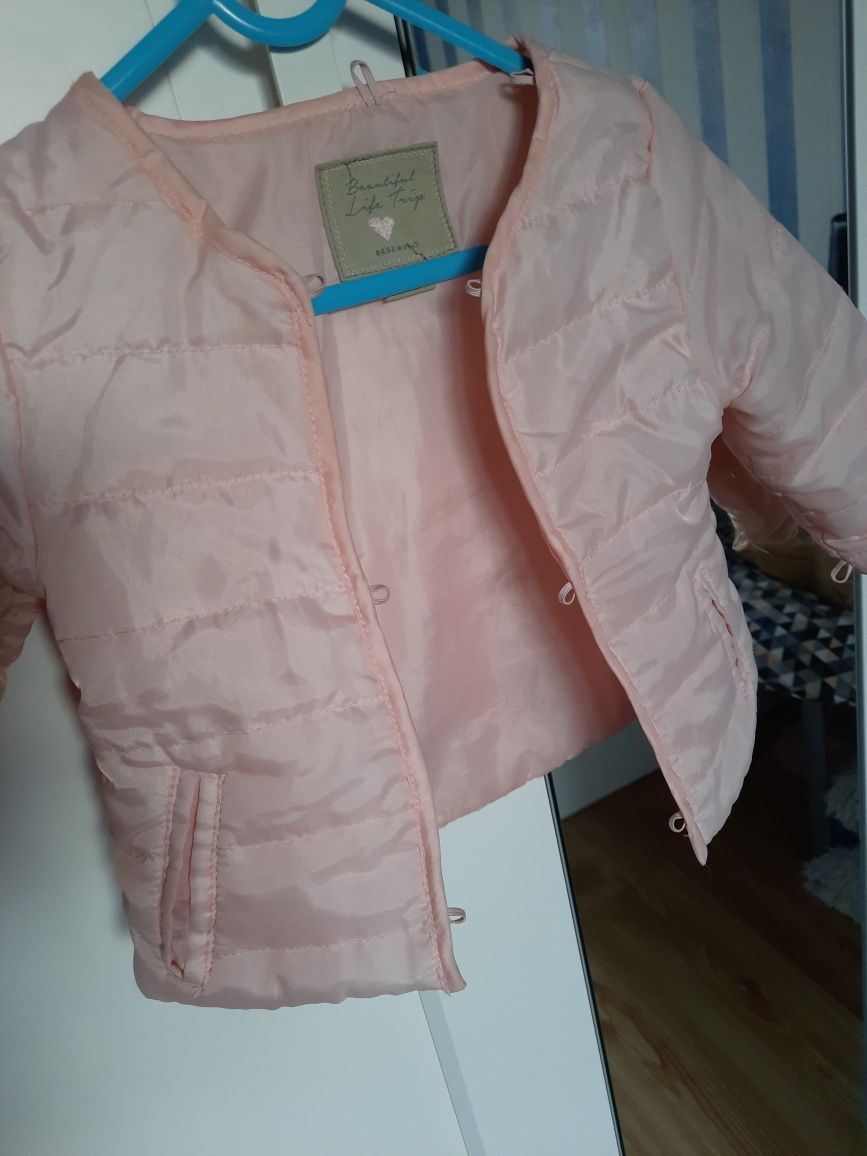 Kurtka parka reserved z podpinką r. 86