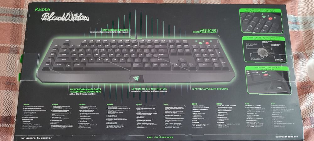 Teclado mecânico Razer blackwidow