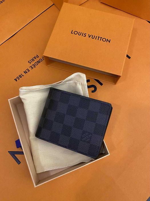 Nowa męska portmonetka Louis Vuitton z etui na karty