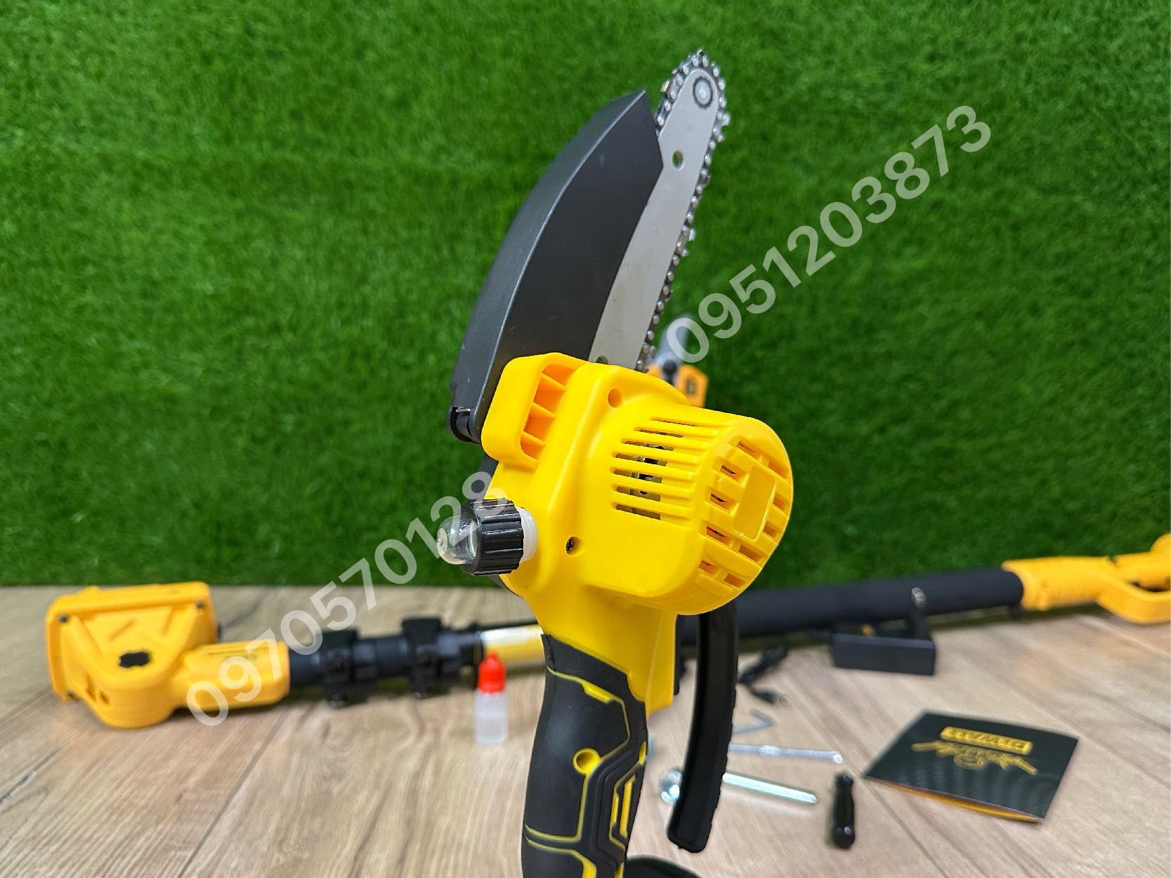 Набор 3/1 DeWALT Секатор DCMPP590P2 Мини пилка DUP367 штанга 36V 6Ah