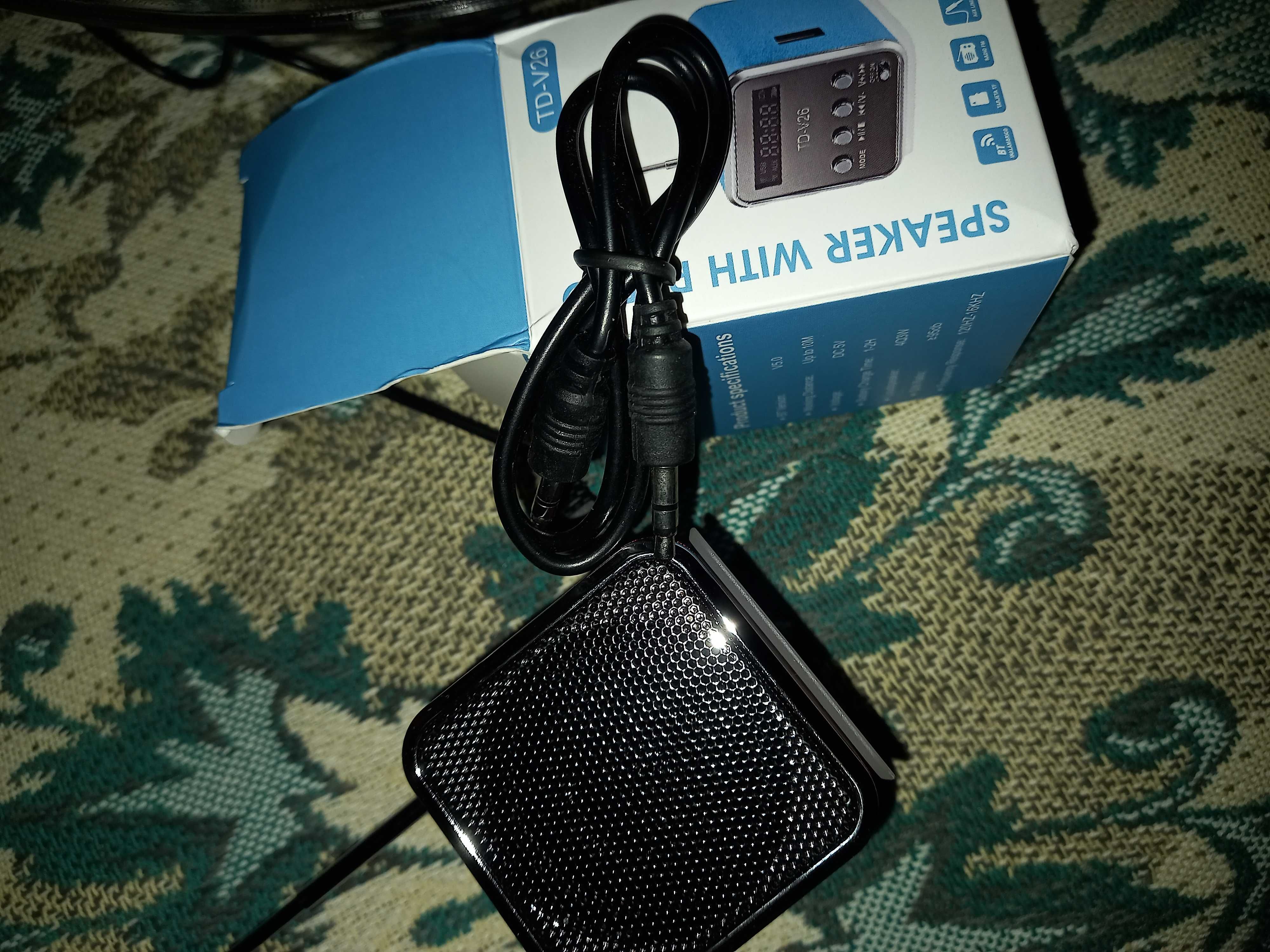 ПОТУЖНИЙзвук.Акуст.Колонка,FM,Bluetooth,SDTF/USB,RGBпідсвіч,TD-V26нова