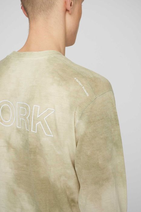 Лонгслів Satisfy x Our Legacy CloudMerino Long Tee Batik Moss