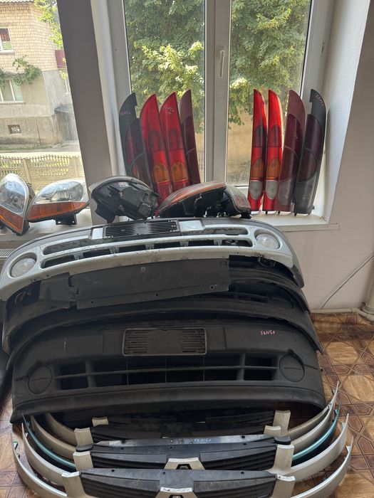 Капот Крило Фар Стоп двері Рено кенго канго